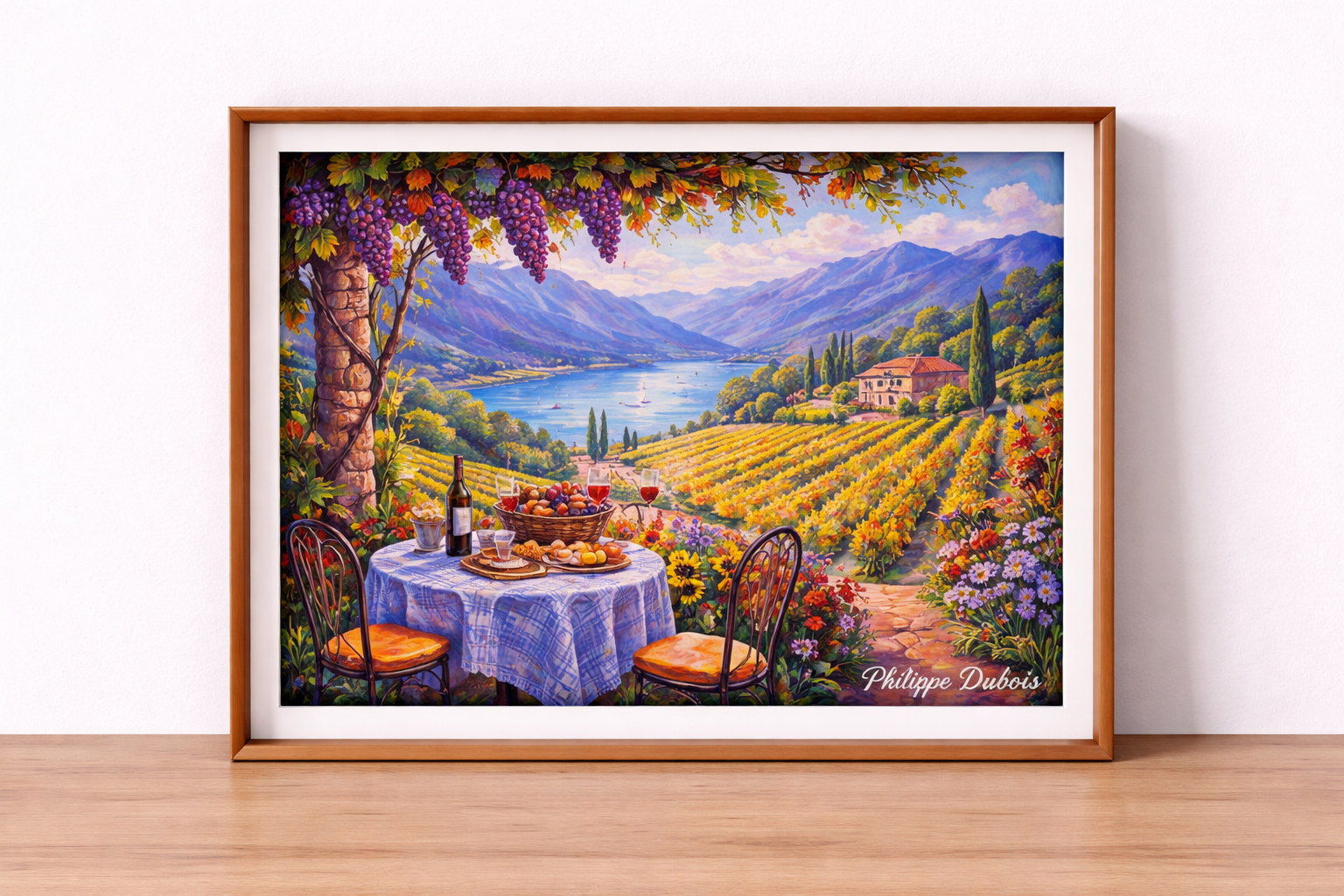 Mediterranean bliss in vibrant colors