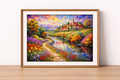 Vivid still life with coastal view 2